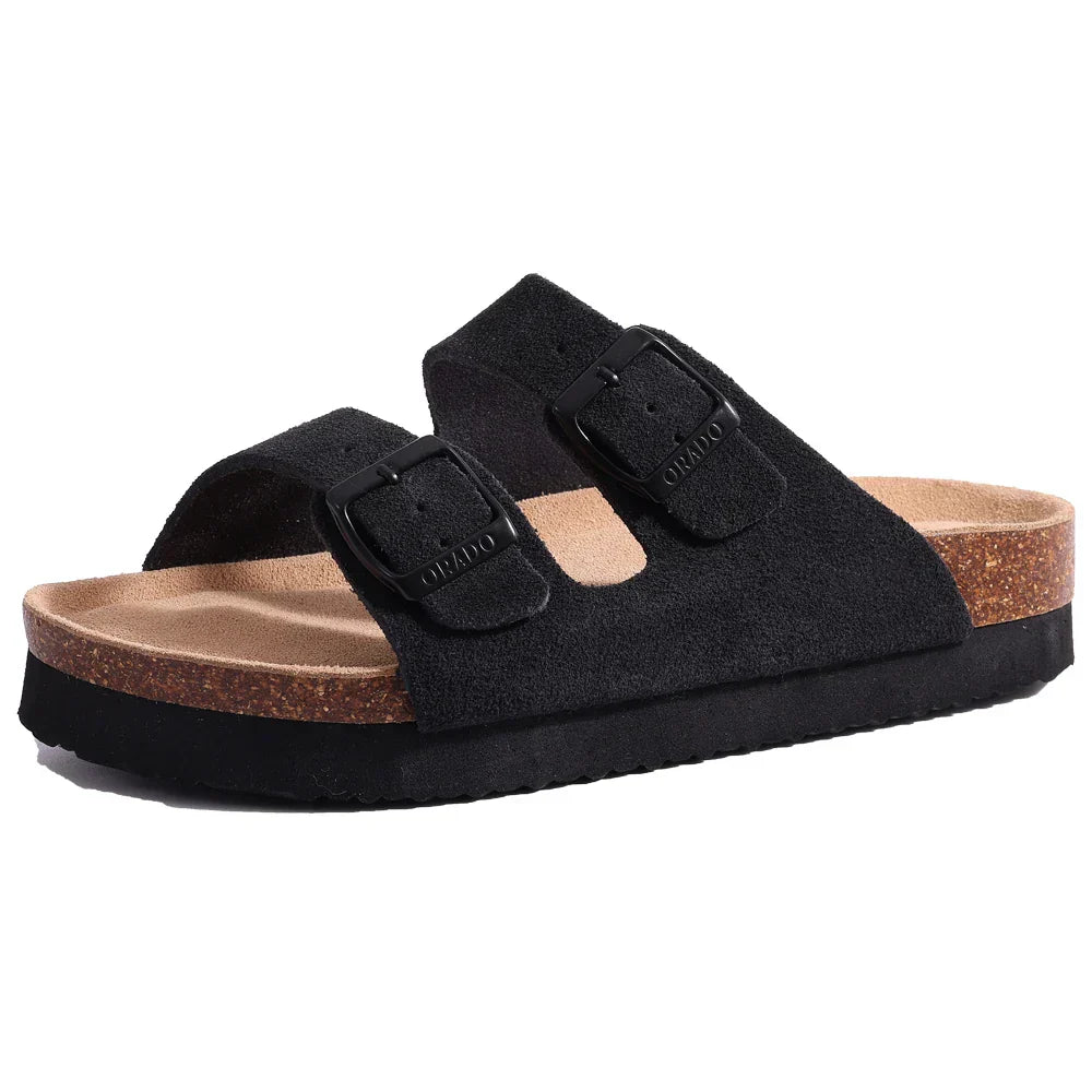 UrbanCork Siena – Doppelriemen-Korksandalen